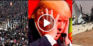 VÍDEO: EXPL0DEM PROTESTOS CONTRA TRUMP EM 3000 CIDADES APÓS EUA SEREM HUMILHADOS PELO IRÃ!! VAI PRA JAULA!!