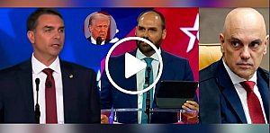 VÍDEO: FLÁVIO E EDUARDO BOLSONARO PASSAM VEXAME NOS EUA, SÃO IGNORADOS POR TRUMP E XANDÃO ENCAMINHA PRlSÃO!